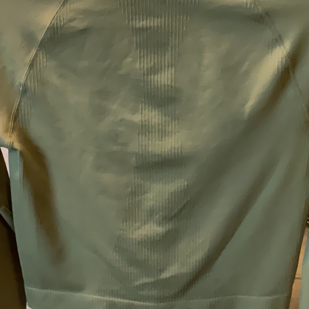 JoyLab Green Bomber Jacket with Zip-Up Design - Picture 3 of 3